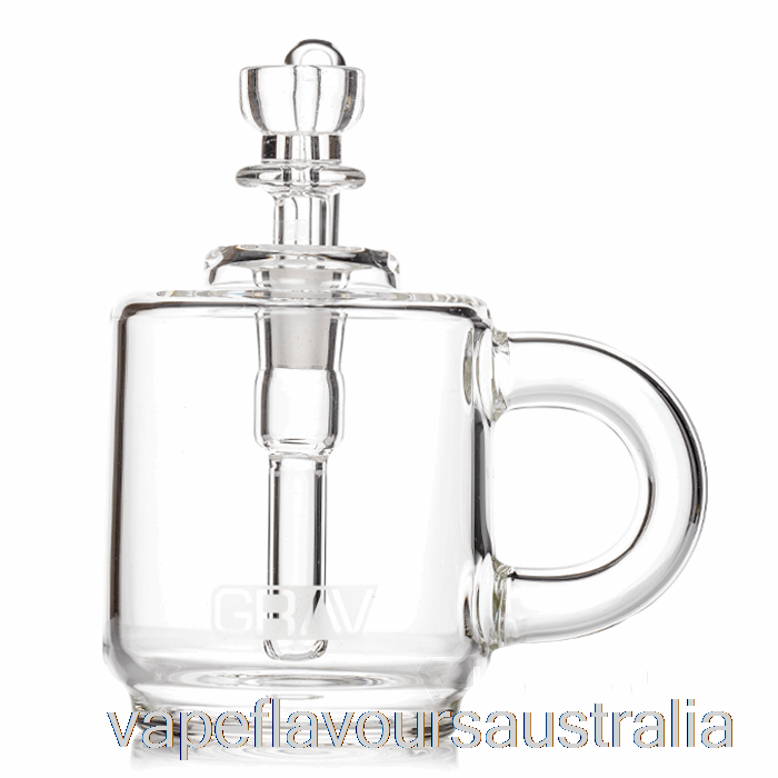 Vape Australia GRAV Coffee Mug Pocket Bubbler Clear